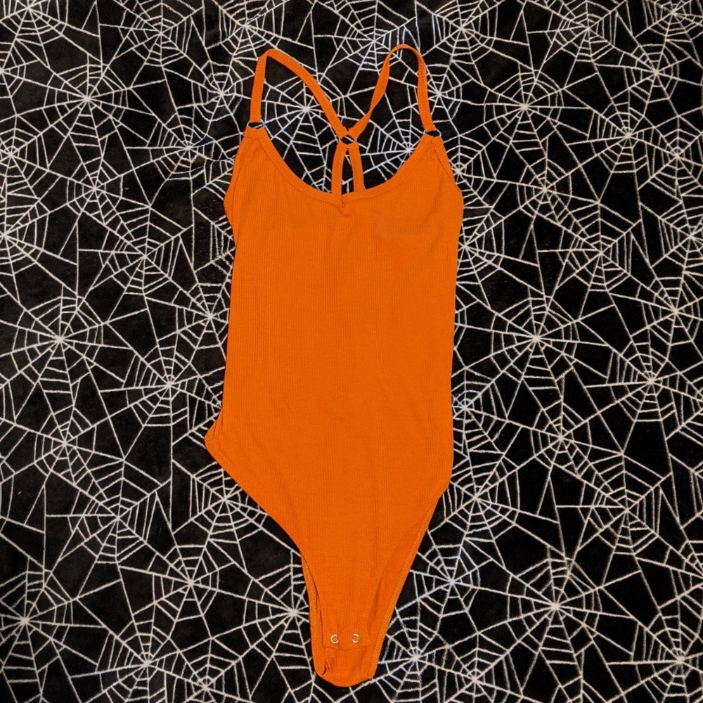 Rue 21 Orange Body Suit